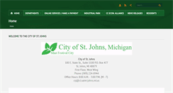 Desktop Screenshot of ci.saint-johns.mi.us