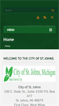 Mobile Screenshot of ci.saint-johns.mi.us